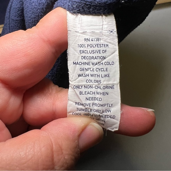 Polo Ralph Lauren Performance Quarter-Zip Sweater navy blue men’s XXL - Picture 8 of 9